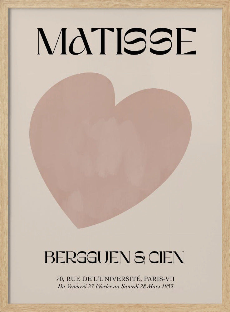 Beiges Herz | Poster