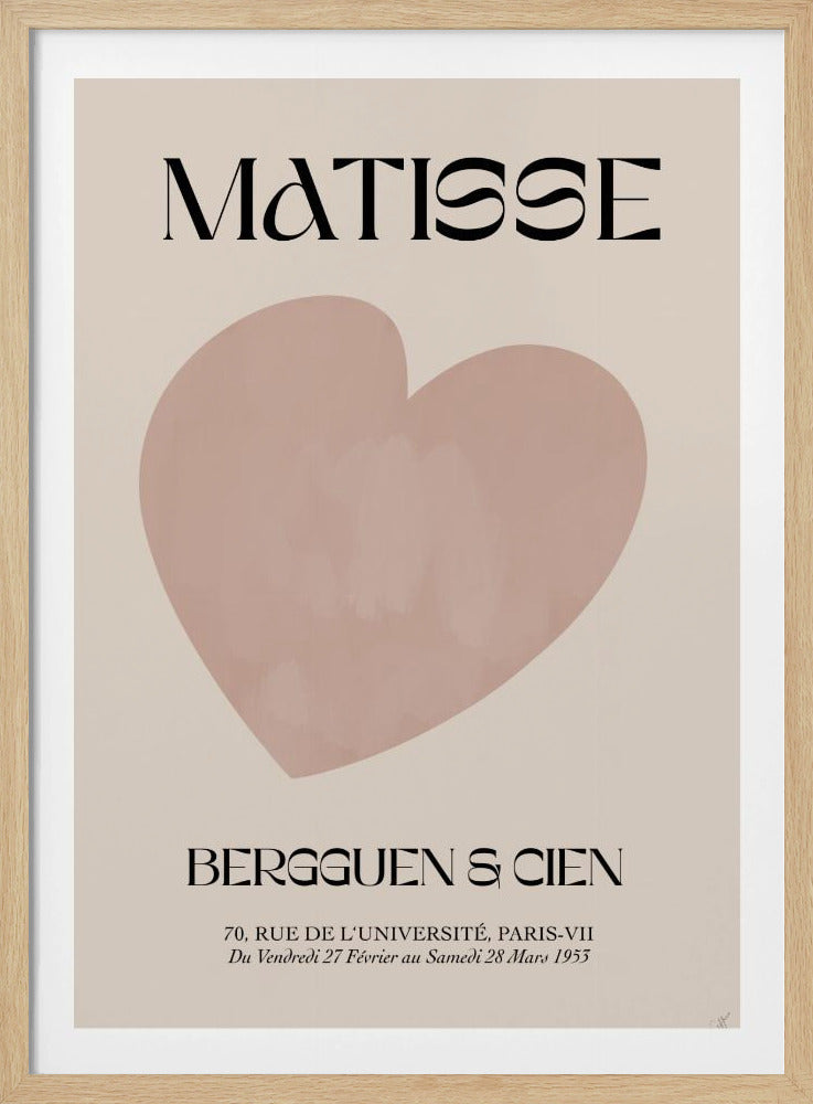 Beiges Herz | Poster