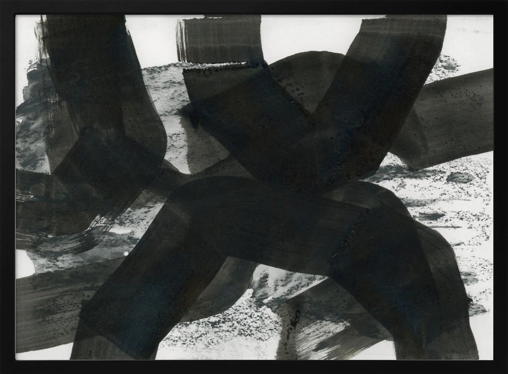 Schwarzes Texturtreffen 3 | Poster