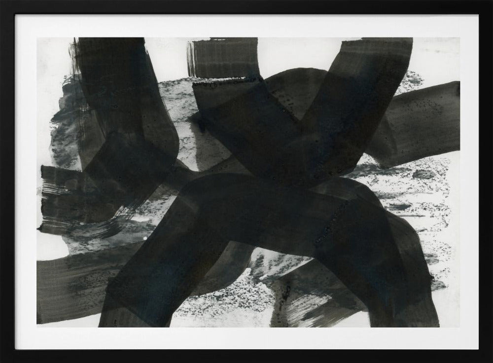 Schwarzes Texturtreffen 3 | Poster