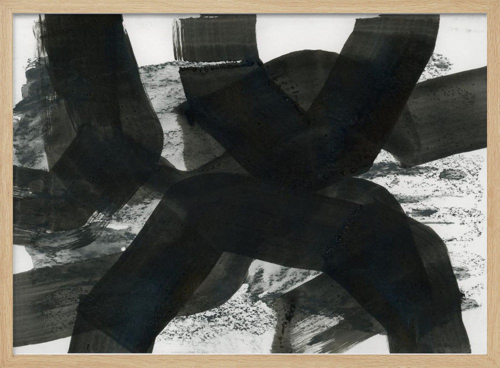Schwarzes Texturtreffen 3 | Poster