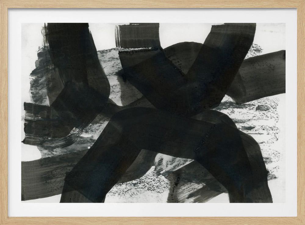 Schwarzes Texturtreffen 3 | Poster