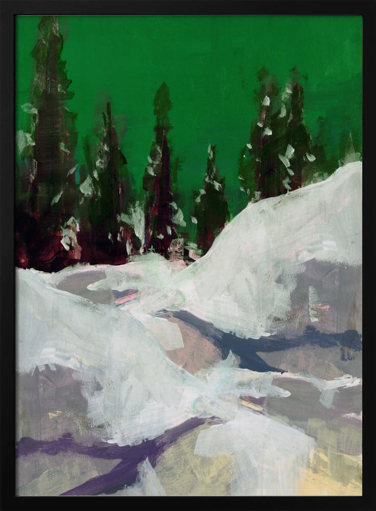 Winterlandschaft im Wald 2 | Poster