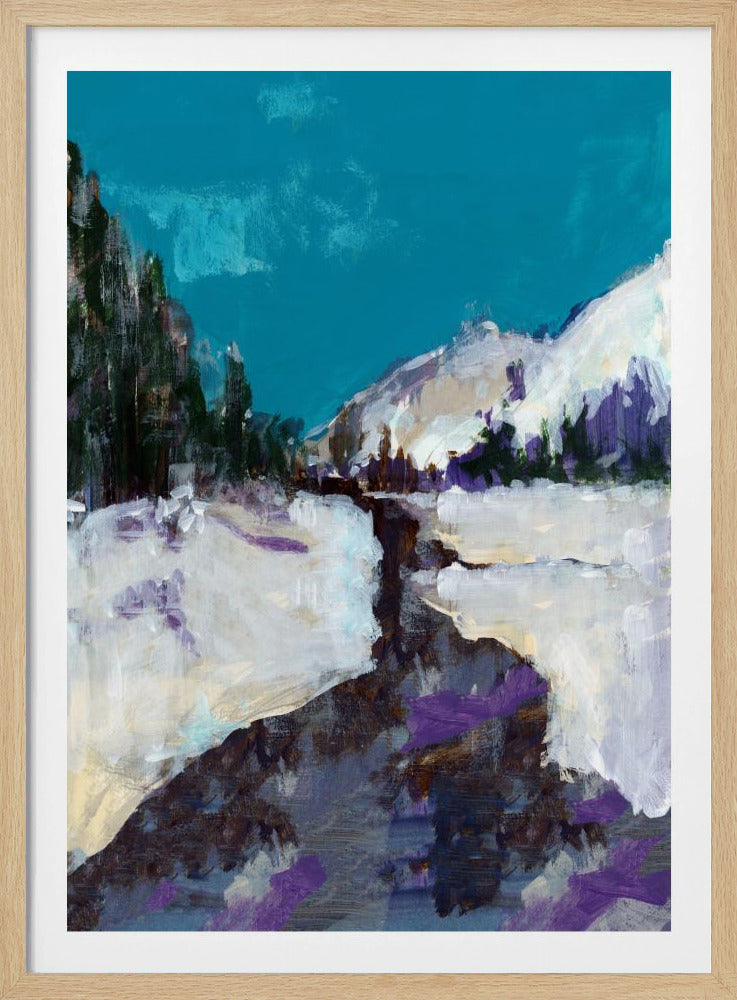 Winterszene im Wald 3 | Poster