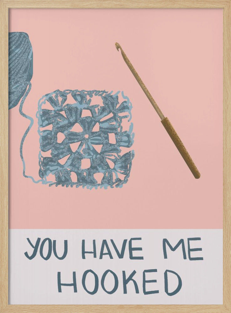 crochet hooked | Poster