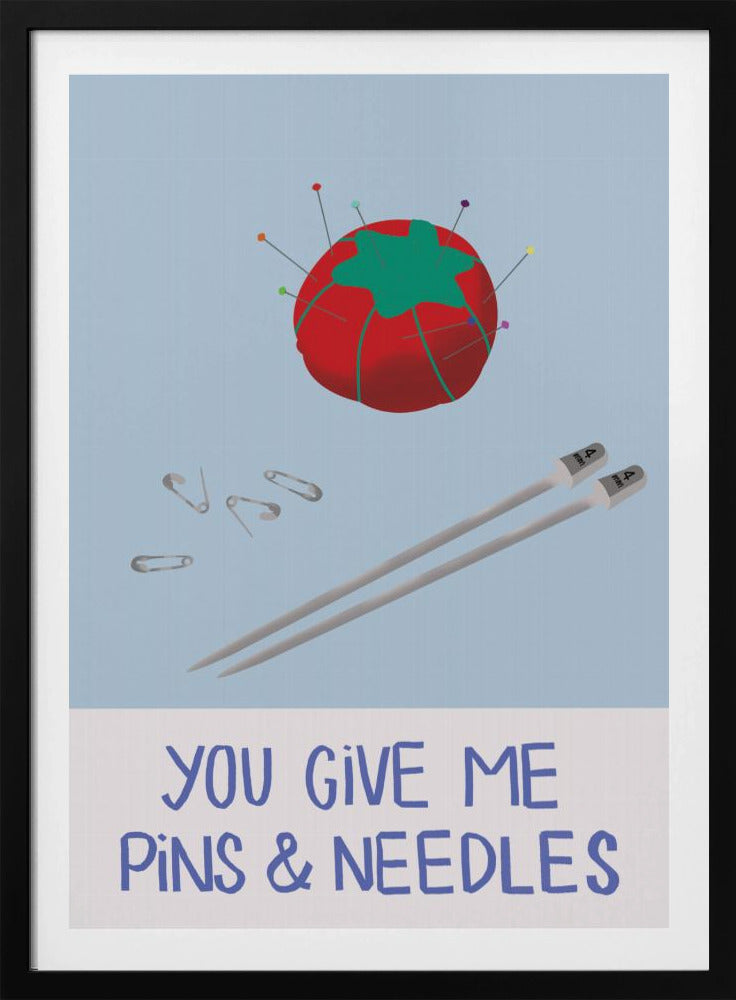 Nadeln und Kribbeln | Poster