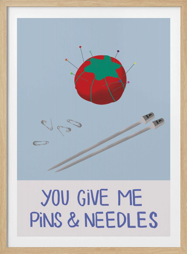 Nadeln und Kribbeln | Poster