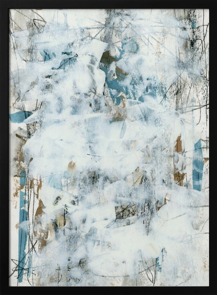 Abstrakter weißer Nebel 1 | Poster