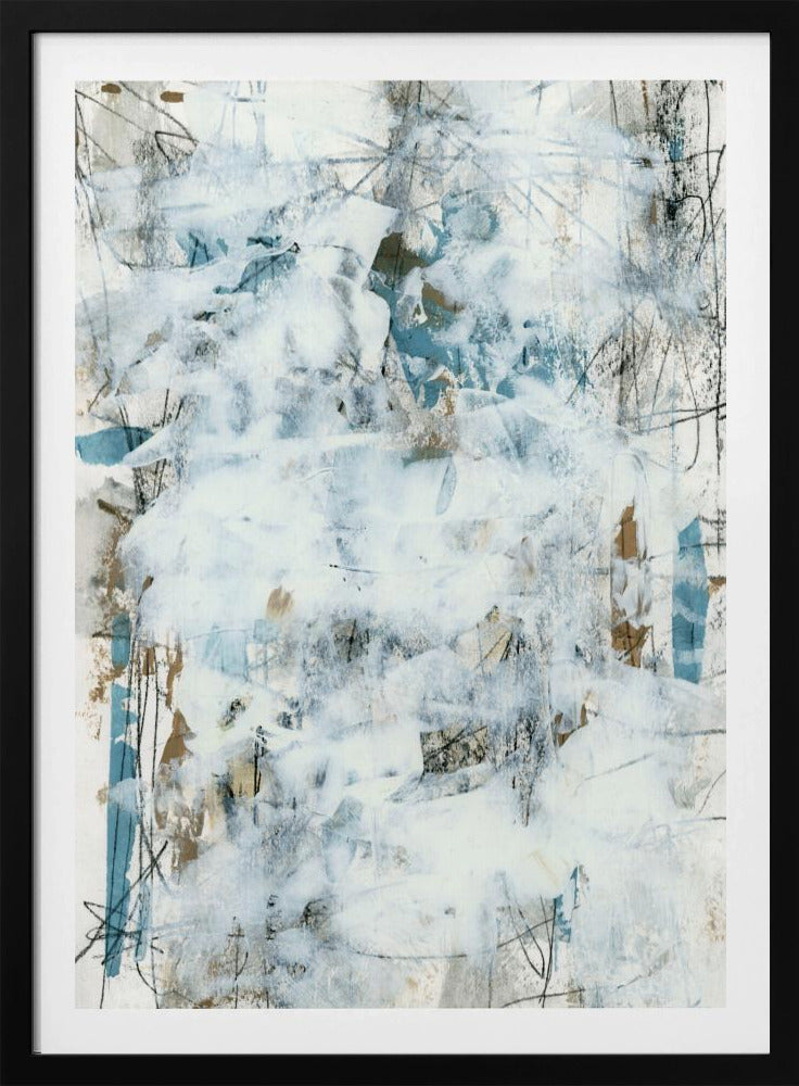 Abstrakter weißer Nebel 1 | Poster
