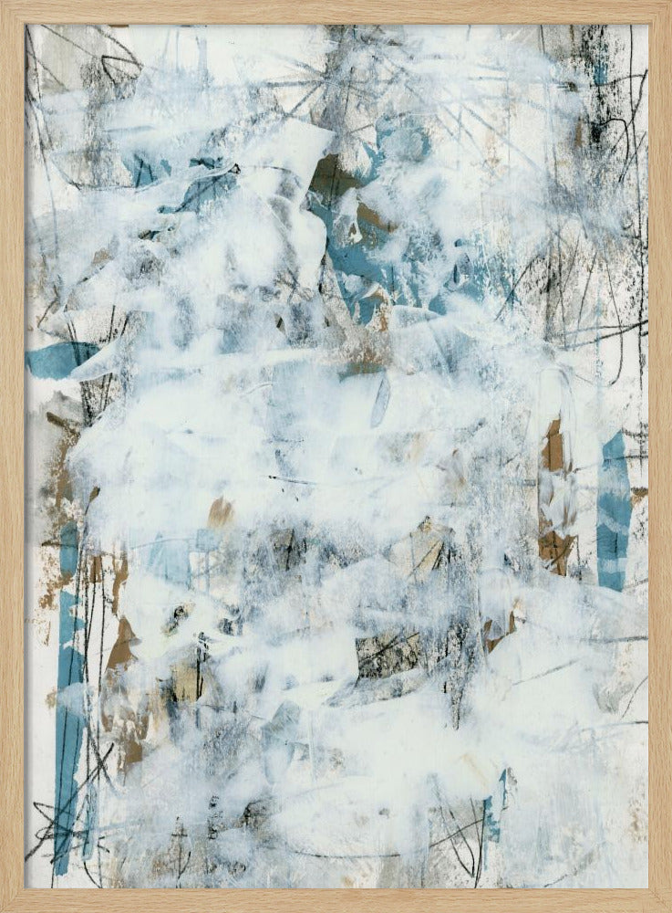 Abstrakter weißer Nebel 1 | Poster