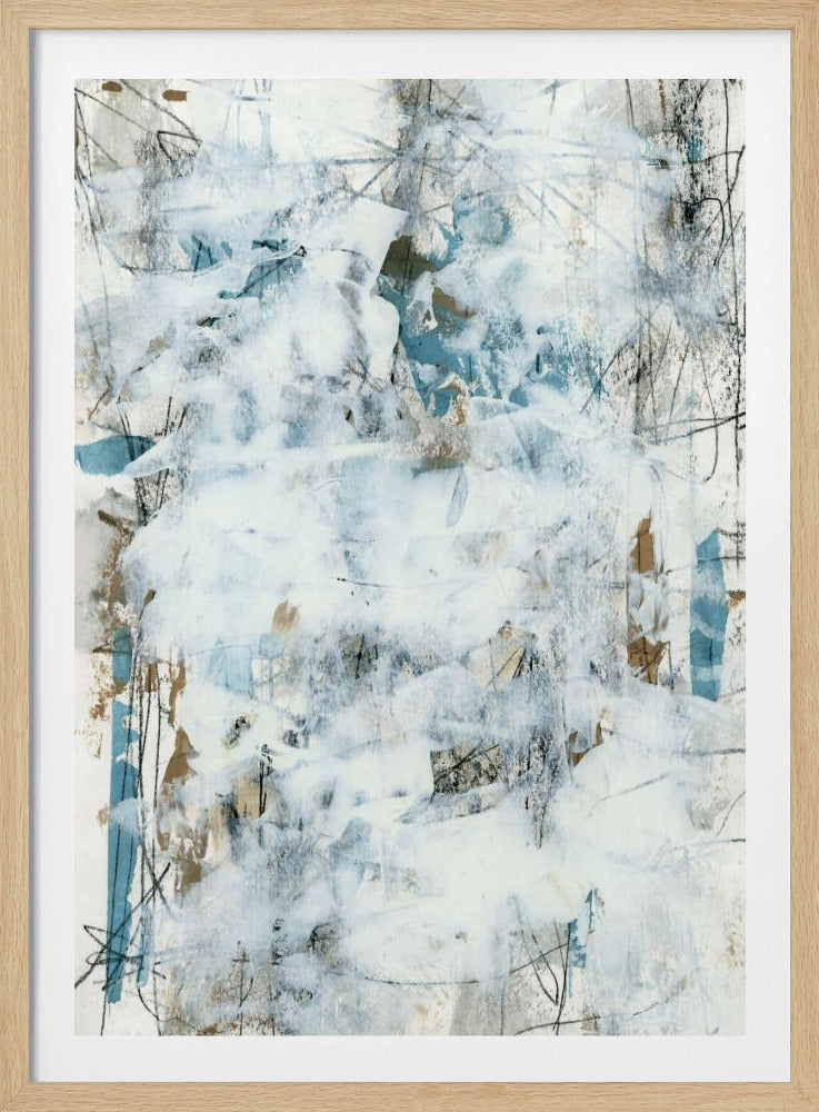 Abstrakter weißer Nebel 1 | Poster