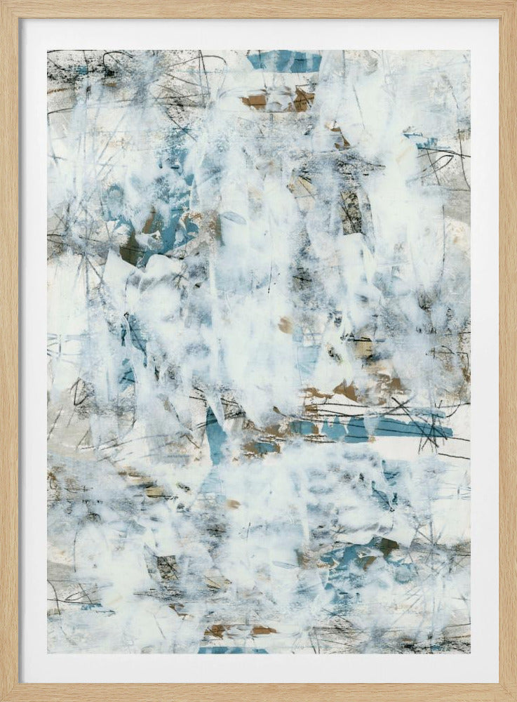 Abstrakter weißer Nebel 2 | Poster