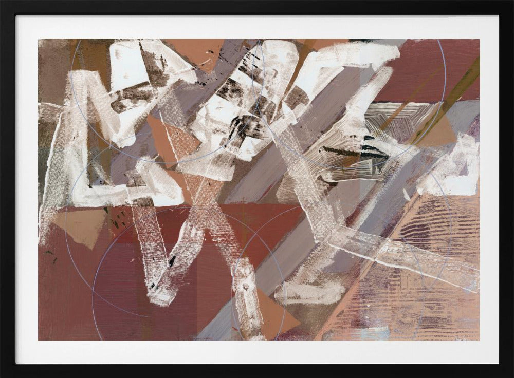 Abstrakte Kreise und Texturen 2 | Poster