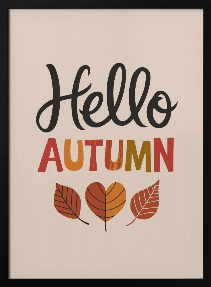 Hallo Herbst | Poster