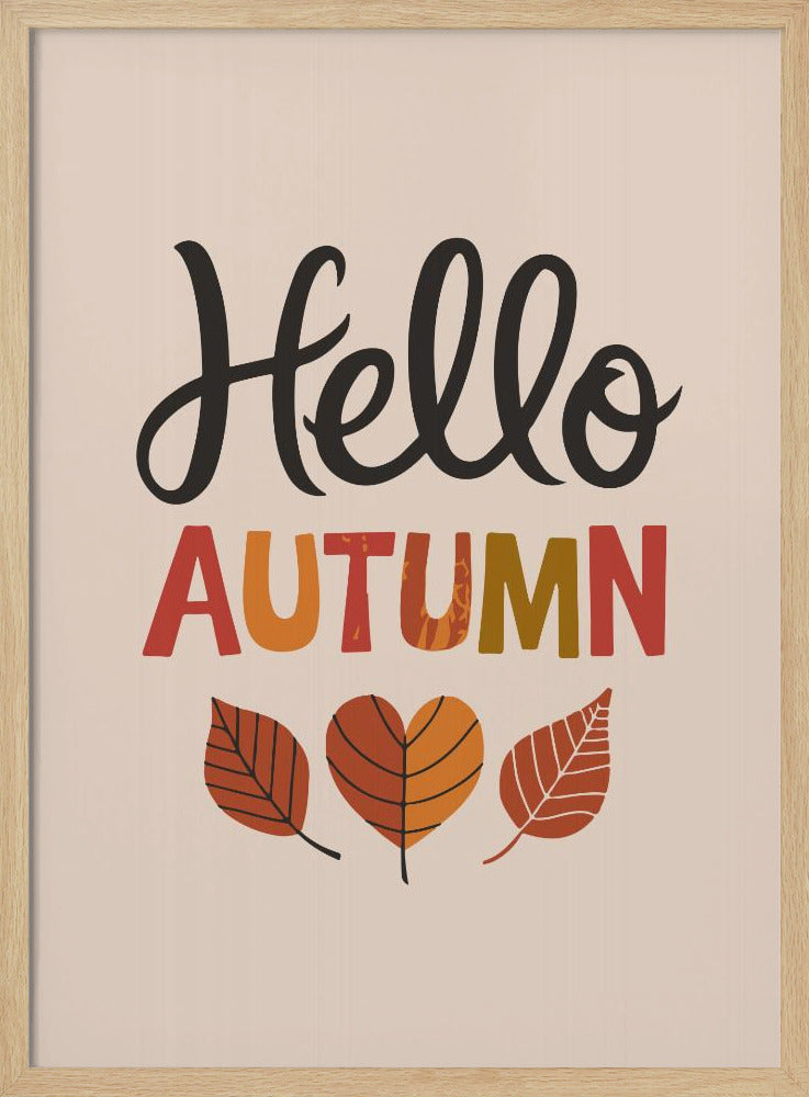 Hallo Herbst | Poster