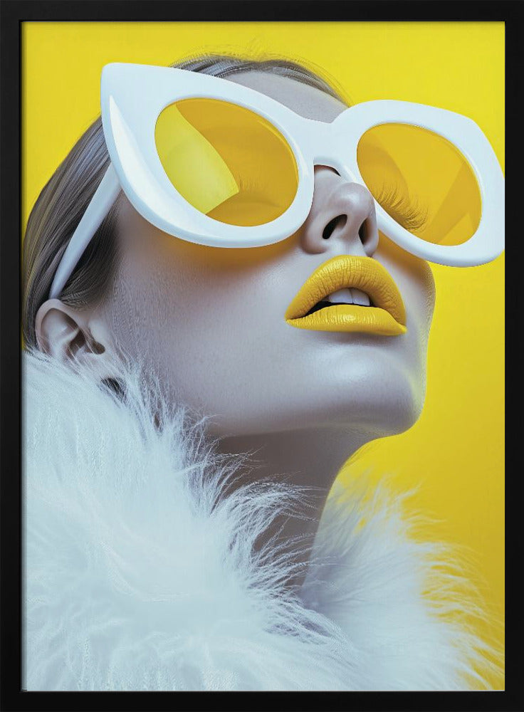Das gelbe Modell | Poster