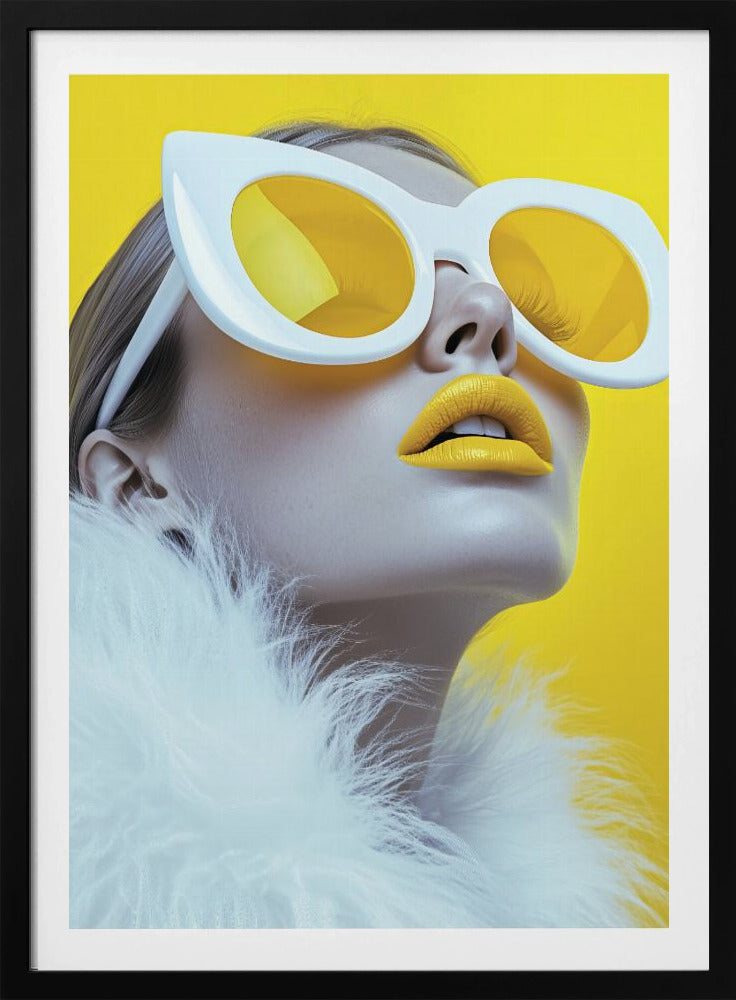 Das gelbe Modell | Poster