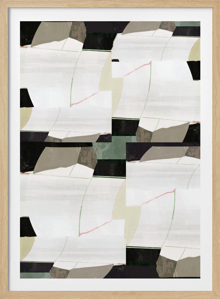 Abstrakter Raum 3 | Poster