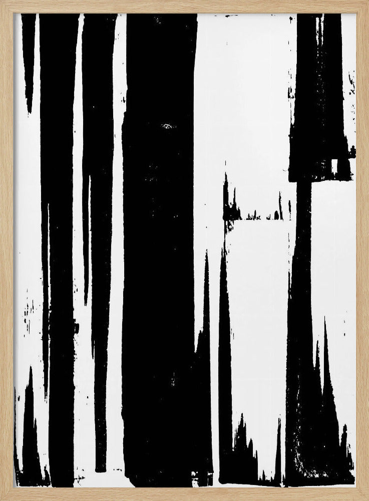 Schwarzer Stretch 1 | Poster