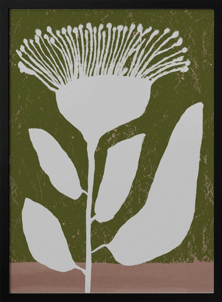 Botanisches Design einer Blume gegen | Poster
