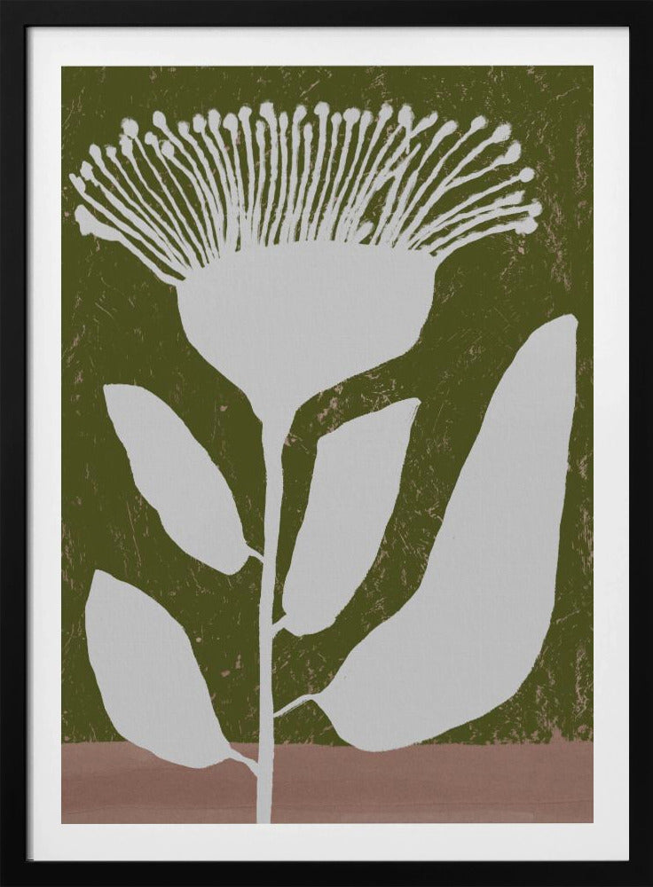 Botanisches Design einer Blume gegen | Poster