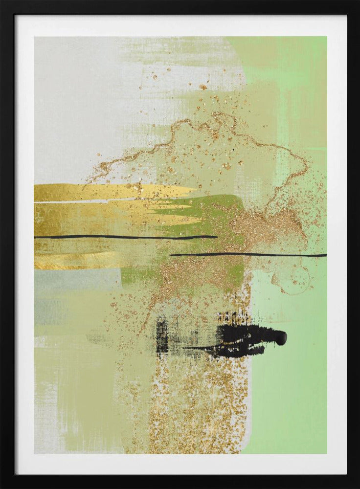 Flüssiges Grün 2 | Poster