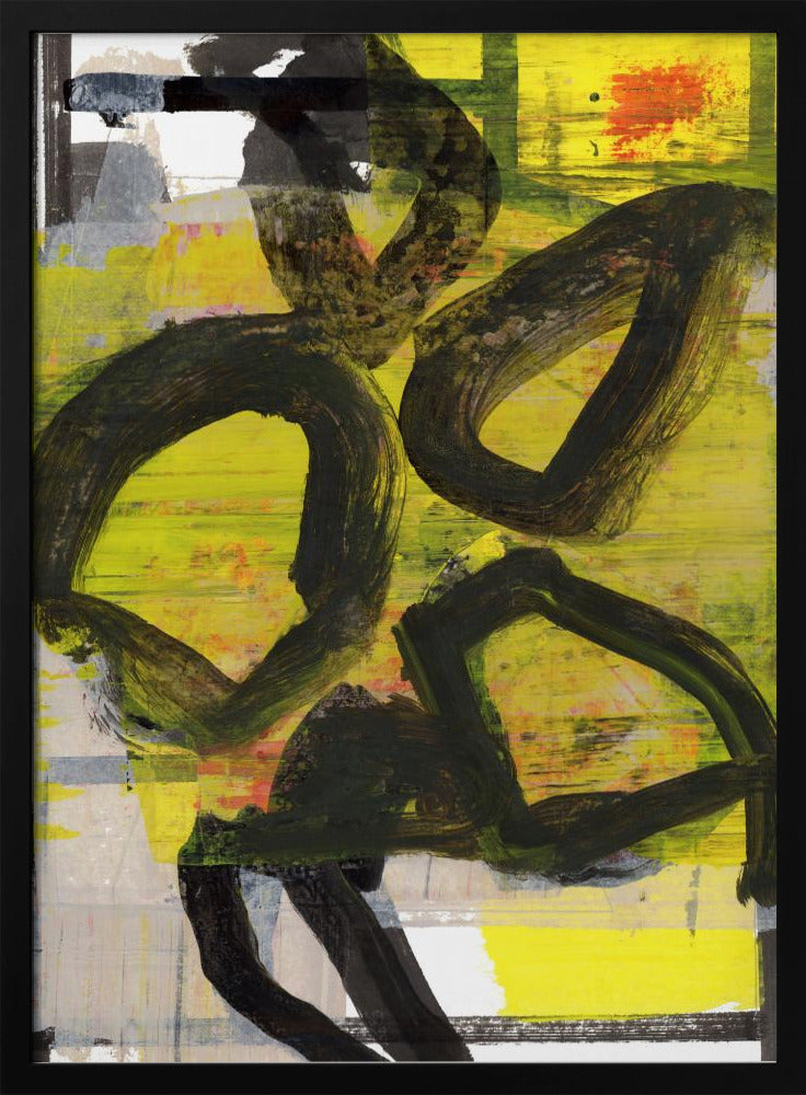 Gelbes Abstrakt Nr. 1 | Poster