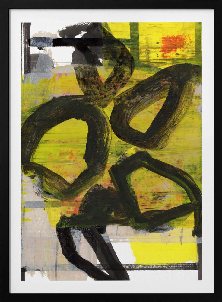 Gelbes Abstrakt Nr. 1 | Poster