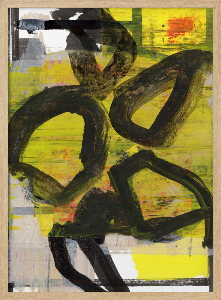 Gelbes Abstrakt Nr. 1 | Poster
