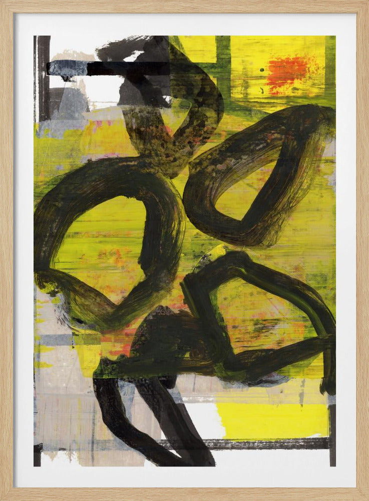 Gelbes Abstrakt Nr. 1 | Poster