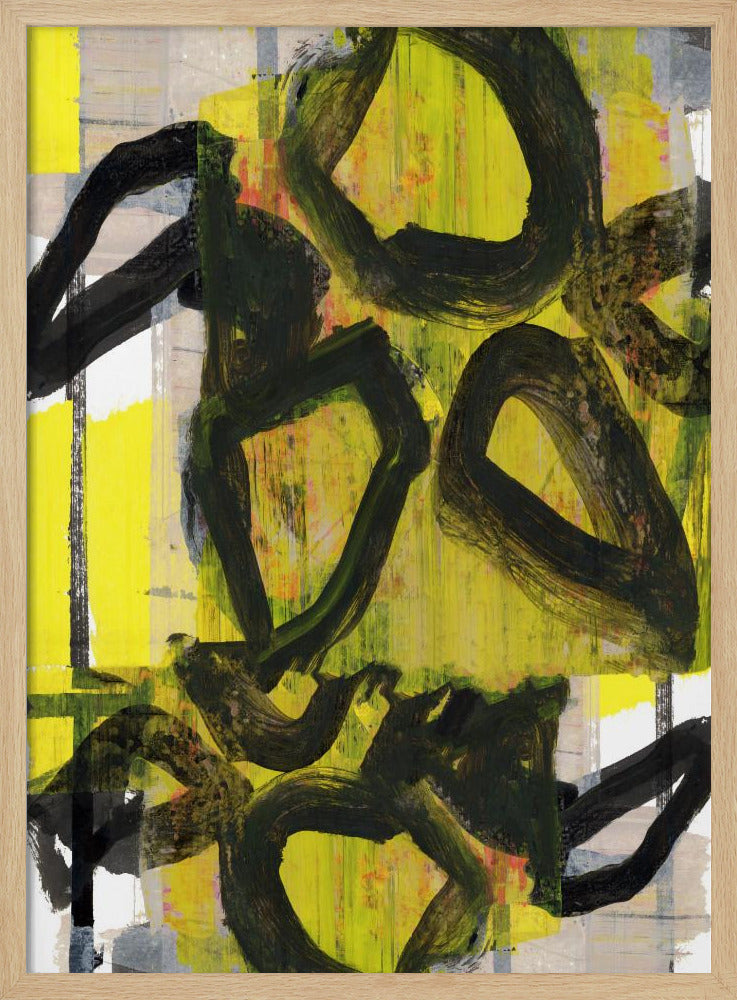 Gelbes Abstrakt Nr. 2 | Poster