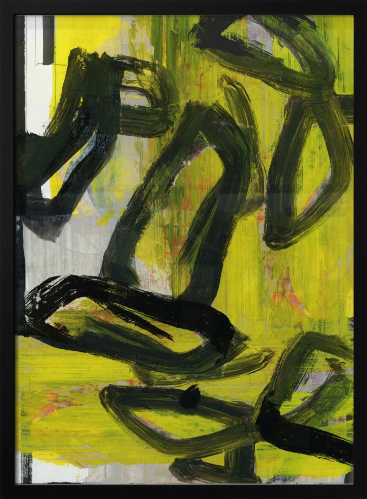 Gelbes Abstrakt Nr. 4 | Poster