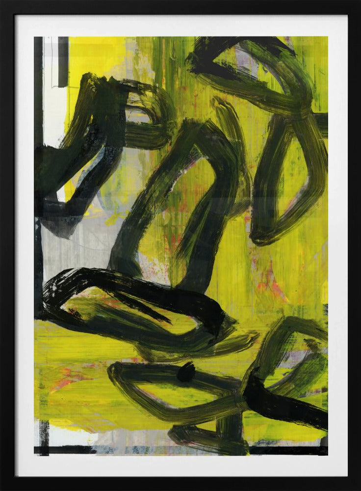 Gelbes Abstrakt Nr. 4 | Poster