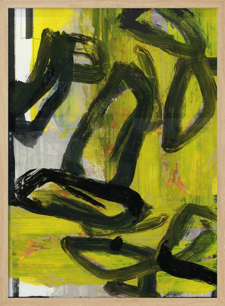 Gelbes Abstrakt Nr. 4 | Poster