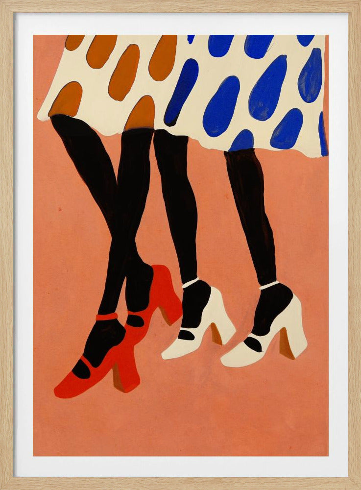 Gepunktete Schritte | Poster