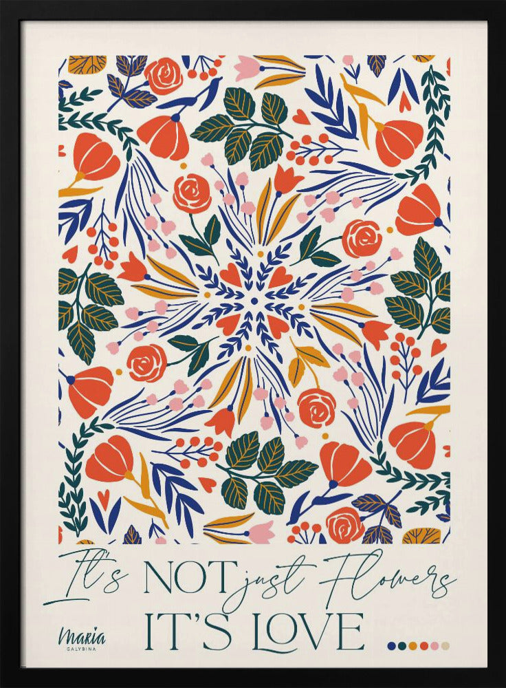 Über die Liebe. Blüte | Poster