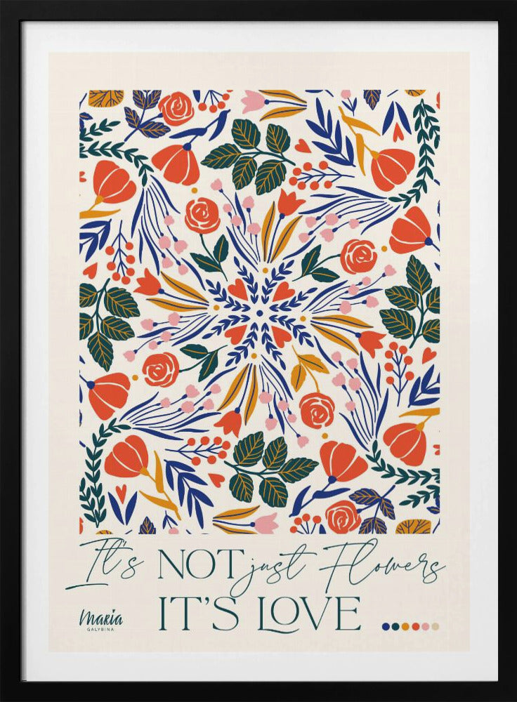 Über die Liebe. Blüte | Poster