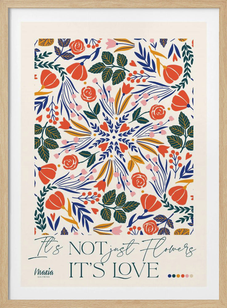 Über die Liebe. Blüte | Poster