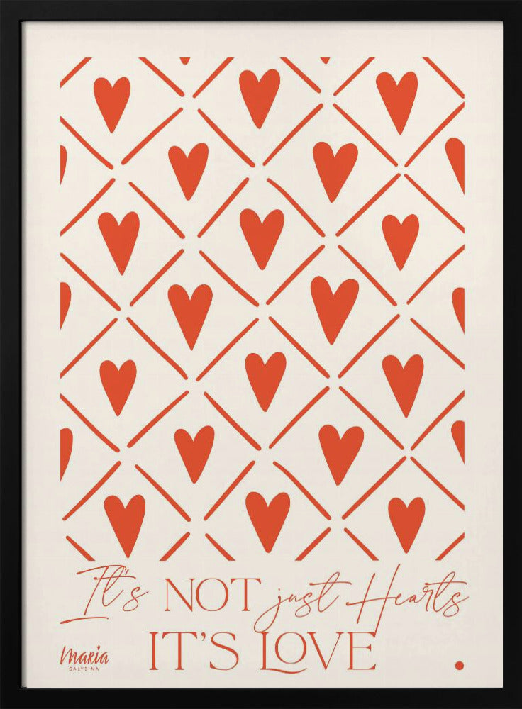 Über die Liebe. Herzen | Poster