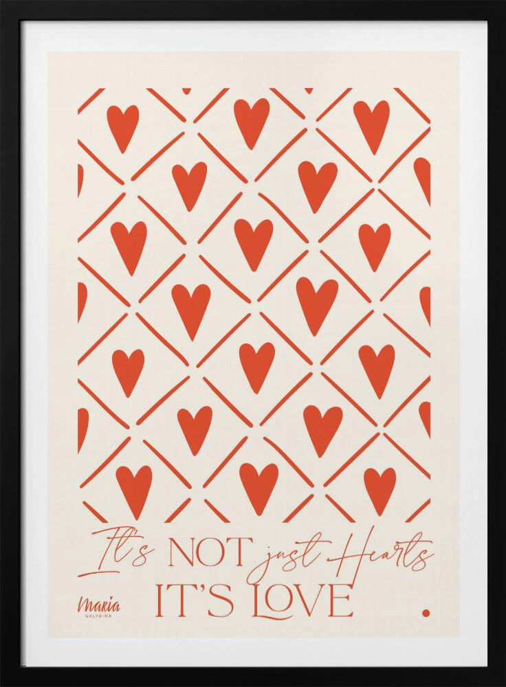 Über die Liebe. Herzen | Poster
