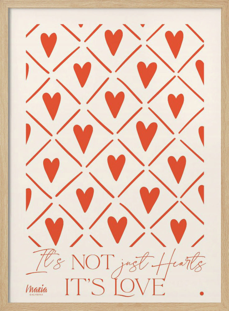 Über die Liebe. Herzen | Poster