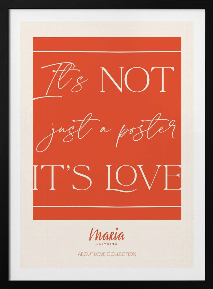 Über die Liebe. Poster | Poster
