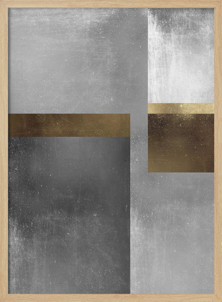 Gold- und Silbertexturen 6 | Poster