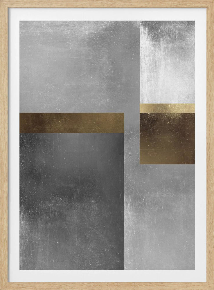 Gold- und Silbertexturen 6 | Poster