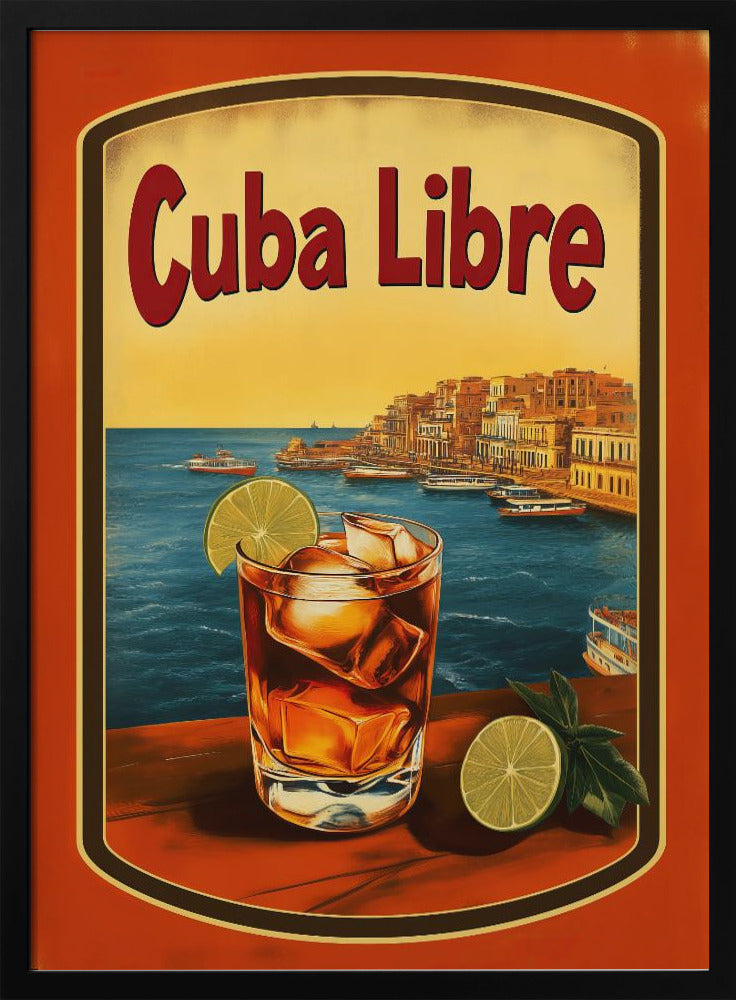 Cuba Libre Vintage Werbespot | Poster