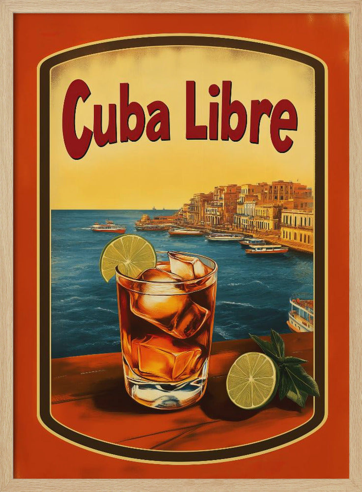 Cuba Libre Vintage Werbespot | Poster