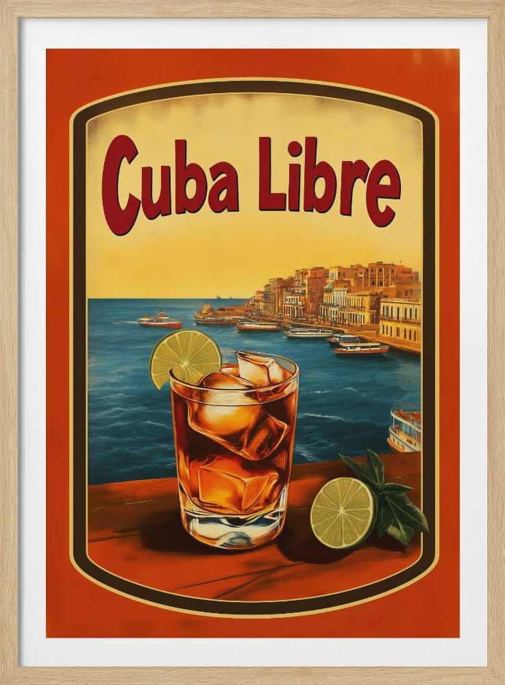 Cuba Libre Vintage Werbespot | Poster