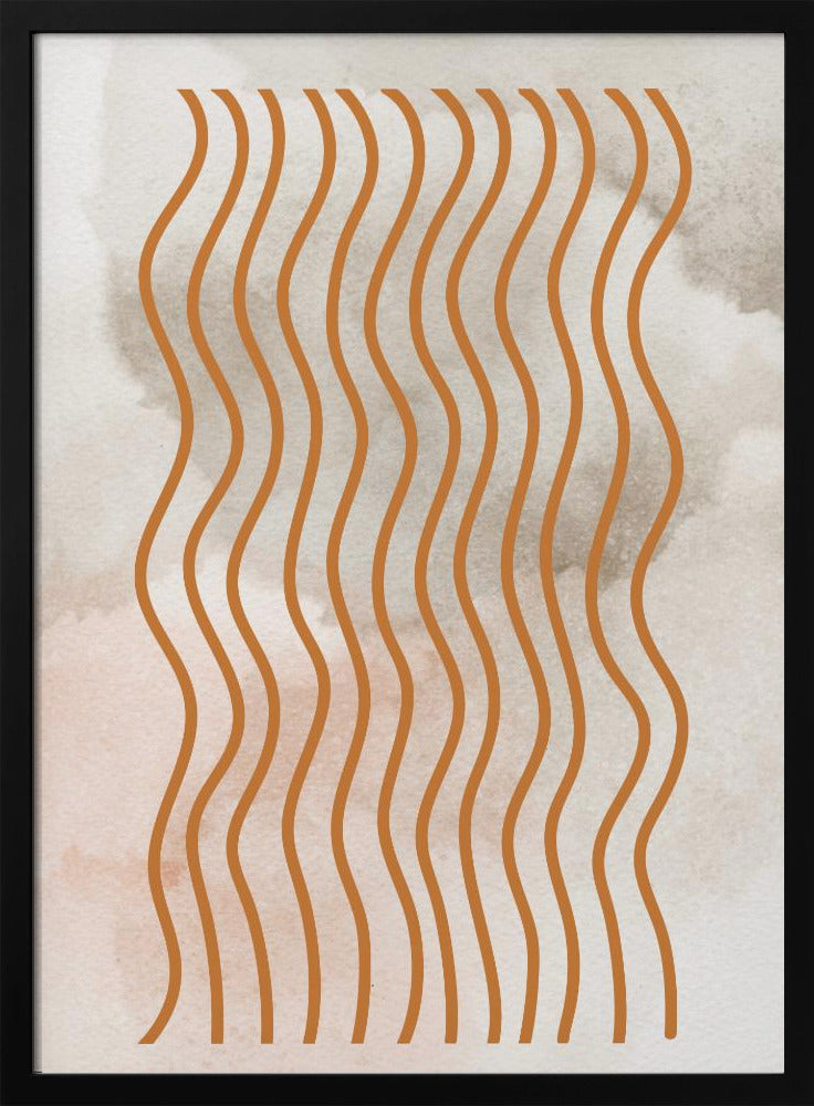 Geschwungene Linienharmonie | Poster