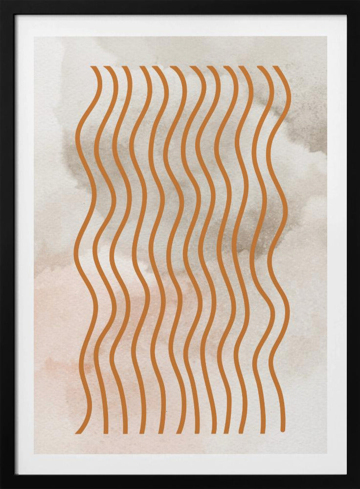 Geschwungene Linienharmonie | Poster