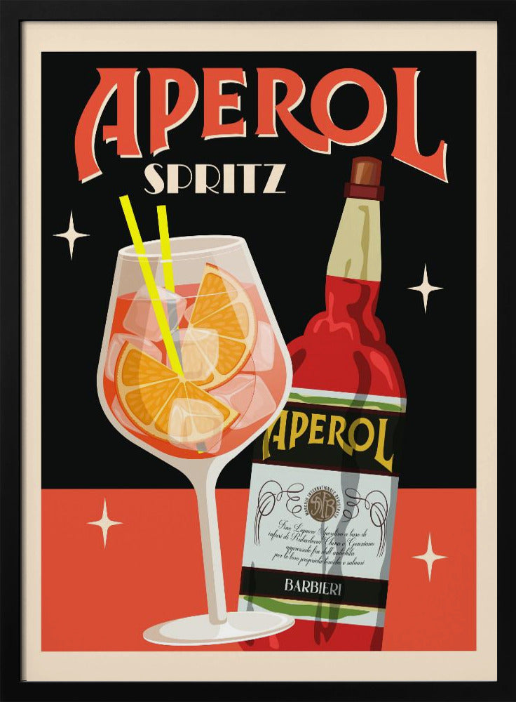 Aperol Spritz_Schwarz | Poster